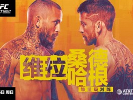 UFC格斗之夜前瞻：维拉Vs桑德哈根