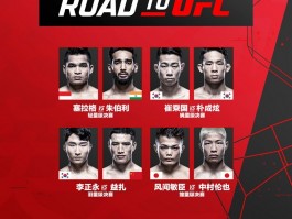 UFC精英之路决赛2月5日UFC格斗之夜开战