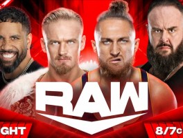 WWE RAW第1633期：杰·乌索，布朗斯图曼，伊利亚·德拉古诺夫和皮特·邓恩争夺洲际第一冠军