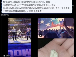 WWE粉丝将雷亚·里普利嚼过的口香糖捡回家，并告诉大家“我没有嚼”