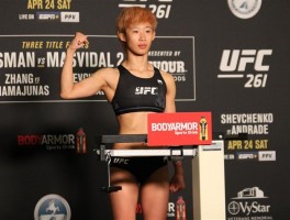 梁娜将于UFC新加坡赛出战奥德里奇